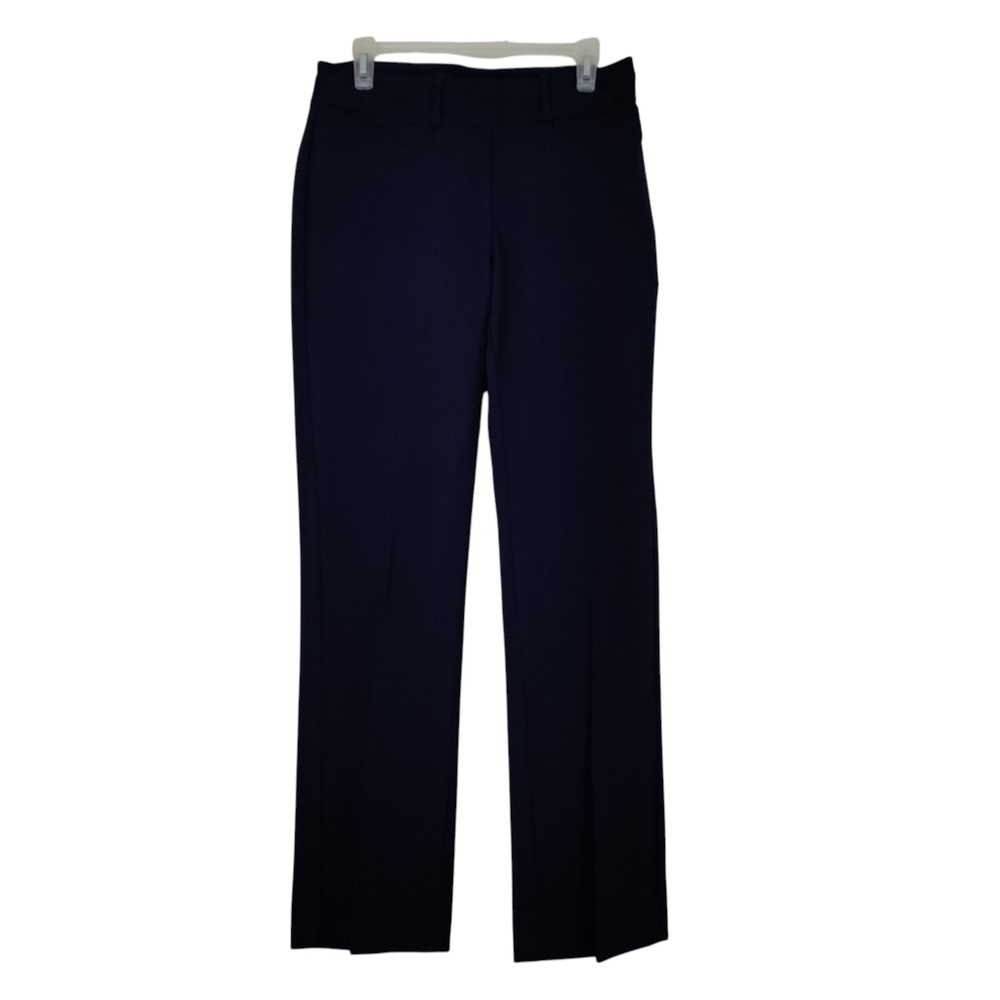 Rekucci Navy Barely Bootcut Size 10 Mid-Rise Stretchy Dress Pants